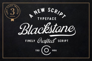 Blackstone: The Magical Script Font for Elegant Designs