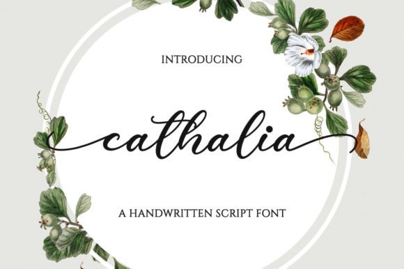 Cathalia: The Handwritten Font for Effortless Brand Charm