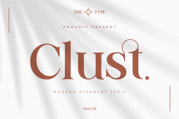 Clust: The Modern Serif for Timeless and Expressive Design