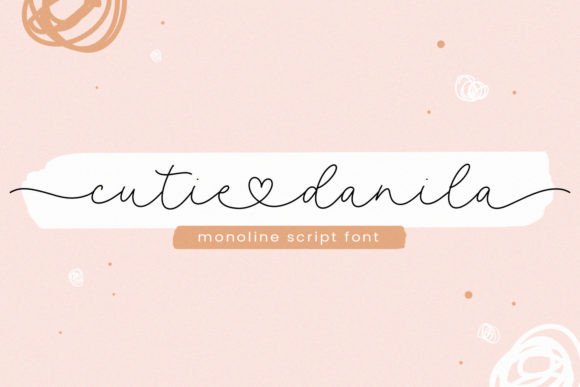 Discover Cutie Danila: A Warm, Handwritten Script Font