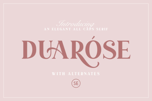 Duarose: A Serif Font for Elegant and Modern Designs