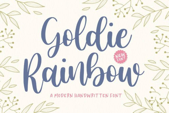 Goldie Rainbow: The Handwritten Font That Brings Warmth and Personality to Your Projects