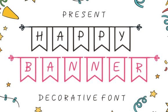Happy Banner: The Fun Display Font for Joyful Designs