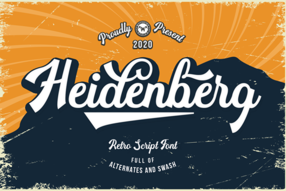 Heidenberg: A Vintage Handwritten Font for Modern Creatives