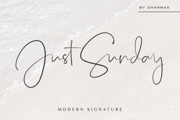 Just Sunday: A Modern Script for Creative Projects