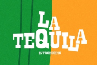 La Tequila: The Creative Font for Fresh Summer Design Projects