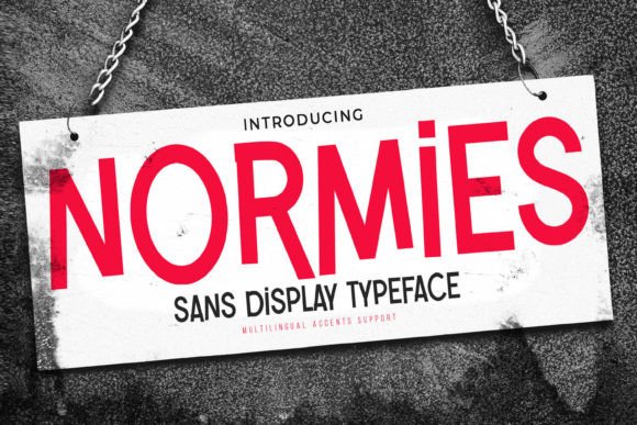Normies: The Textured Sans Serif for Authentic Design
