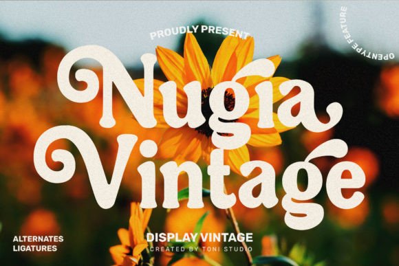 Nugia Vintage: A New Retro Serif for Timeless Branding