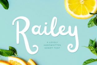 Railey Script: A Modern Handwritten Font for Authentic Design