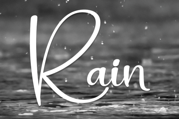 Rain: The Handwritten Font for Modern Designers