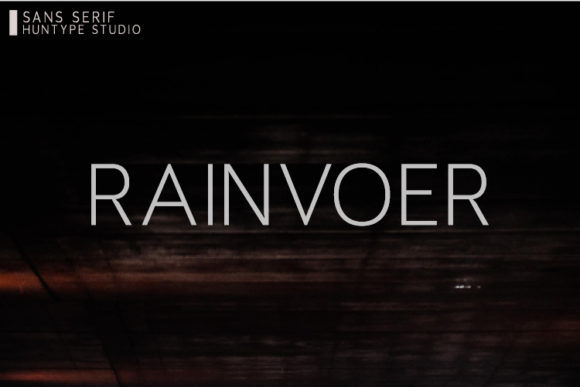 Rainvoer: A Modern Sans Serif for Lasting Brand Impressions
