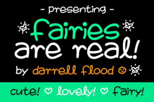 Why Fairies Are Real is a Font That Sparkles with Personality
